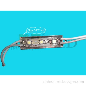 2LEDs 3528 Waterproof LED Module, Size:39x7mm